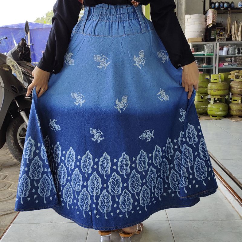 Toball - Rok Jeans Jumbo Motif, Muat BB 40-65kg,