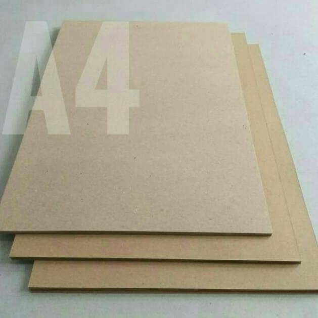 

[PROMO 0HM57] ( 100 Lembar ) Kraft Liner 280 Gsm / Kertas Samson Uk A4 21 cm X 29.7 cm Super Promo
