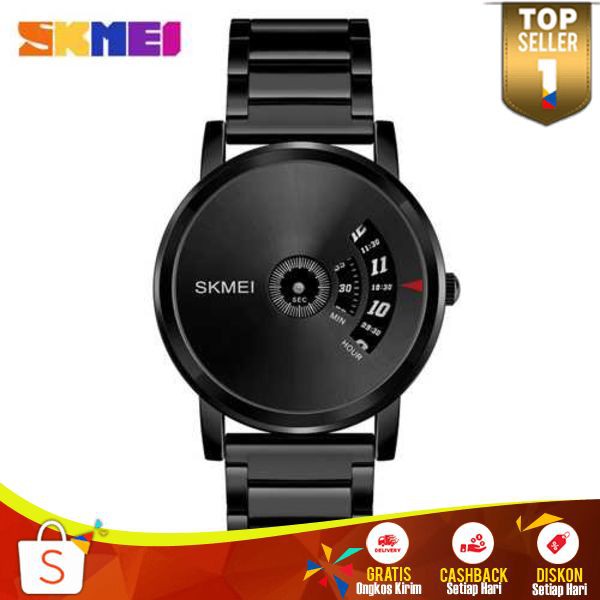 Jam Tangan Pria Skmei LED JT 94 Jam Tangan Analog Waterproof Jam Stainless Berkualitas Anti Air