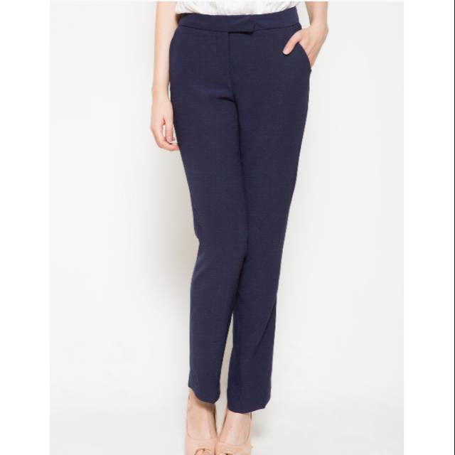Celana kerja wanita cardinal femme. (navy)