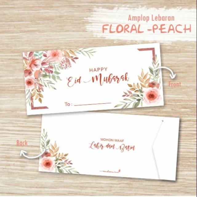 

Amplop Lebaran Floral Series Panjang (Isi 10)
