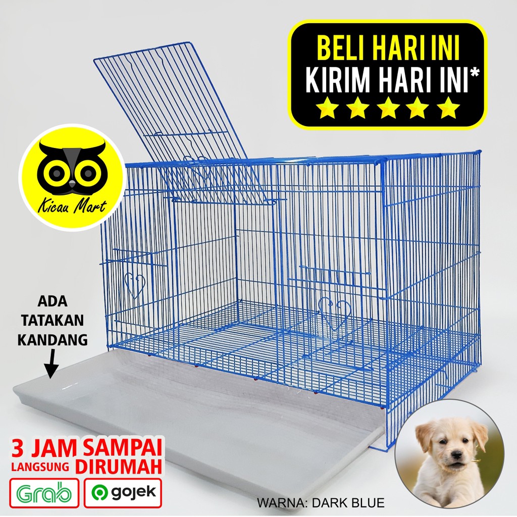 KANDANG ANJING SANGKAR ANJING BESI IMPORT SIZE JUMBO BESAR LARGE PET CARGO UMBARAN UMBARANAJG