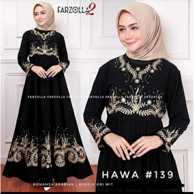 abaya hitam  abaya hitam/ gamis/ jubah/gamis arab/ abaya arab hawa istimewa