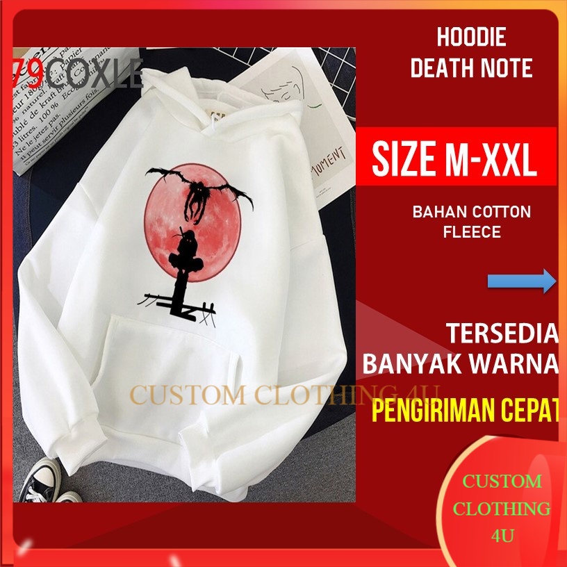 Death Note Manga Hoodie Hitam Vol 1 | Jaket Sweater Hoodie Ryuk Death Note | Ryuk |