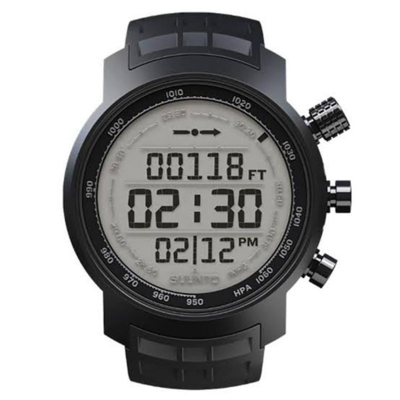 Suunto Elementum Terra Jam Tangan Militer Stainless Steel Hitam