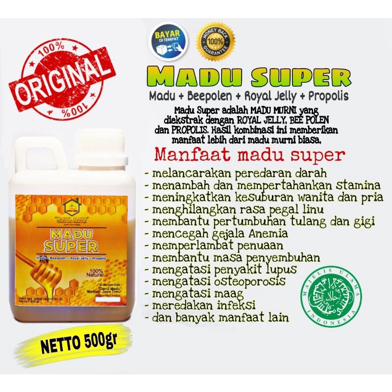 

MADU SUPER 500gram