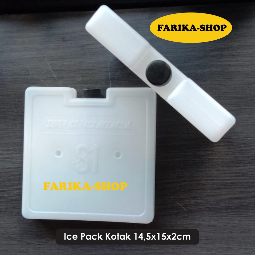 

Ice Pack Kotak 15x15x2,5 cm / Ice Gel Blue Pack Pengganti Dry Ice Reusable Termurah