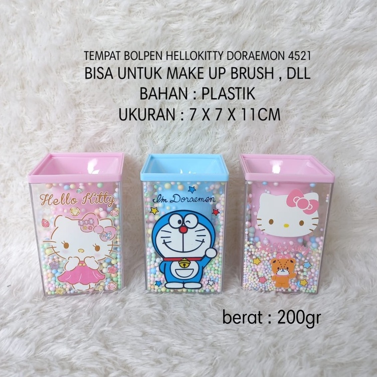 

TEMPAT PULPEN KARAKTER DORAEMON HELLO KITTY / KOTAK PENSIL PENA / ALAT TULIS