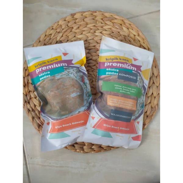 PREMIUM//KERIPIK KACA //KERIPIK KACA 50GR