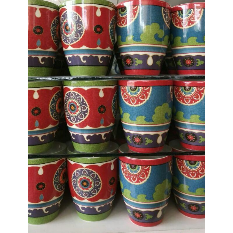 MUG MAROKO GELAS KERAMIK MOTIF KARAKTER LUCU SANGO TABLEWARE GIFT HAMPERS