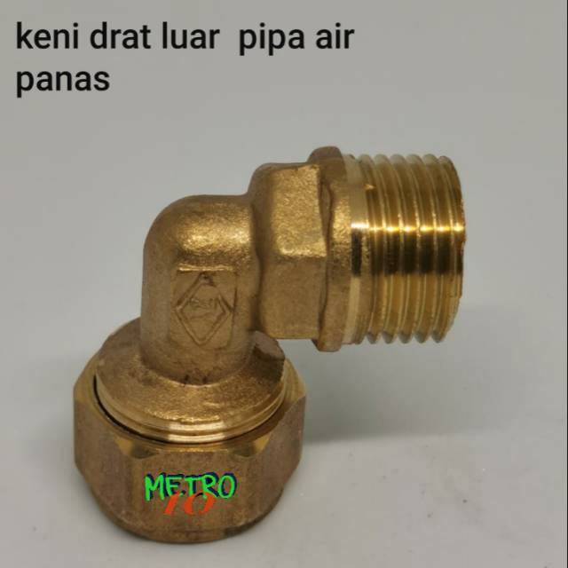 Keni pipa selang air panas keni drat luar L16 ZY