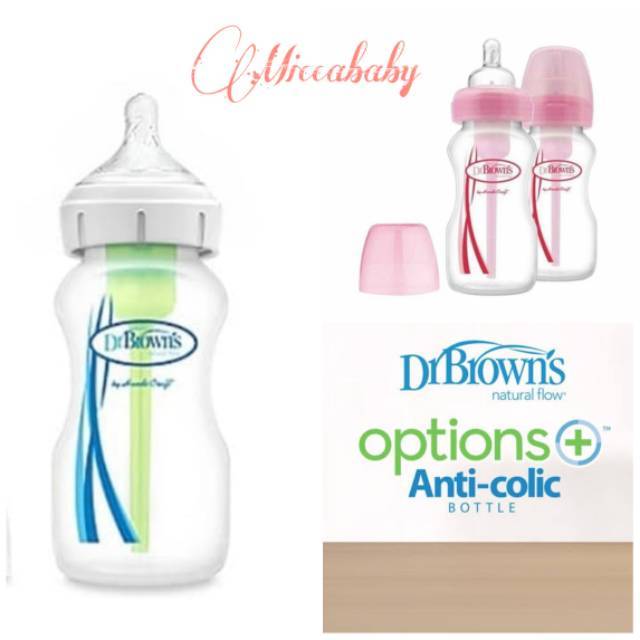 Dr. Brown's Botol Susu Narrow Neck | Wide Neck | Nipple 9oz 8oz dr browns