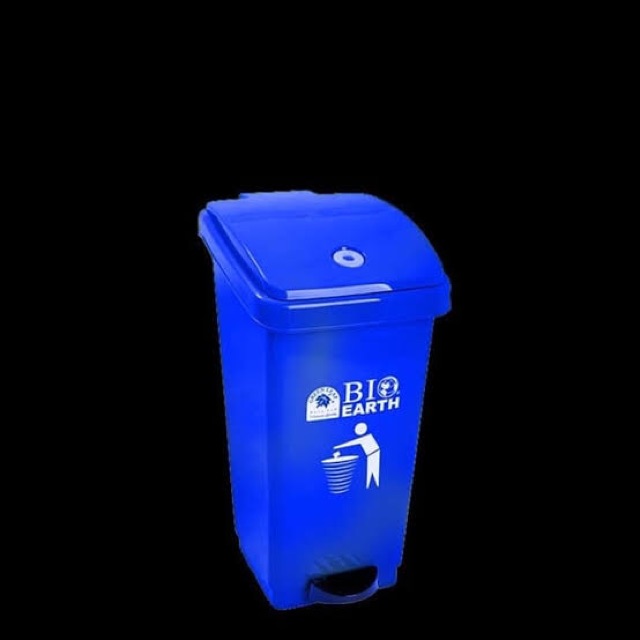 Tempat Sampah Injek 50 Liter GREEN LEAF 2160