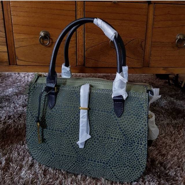 Tas Fossil Ori. Promo Ryder Satchel L Bayleaf.