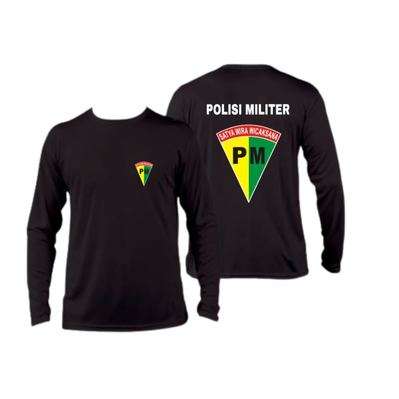 kaos lengan panjang // POLISI MILITER //