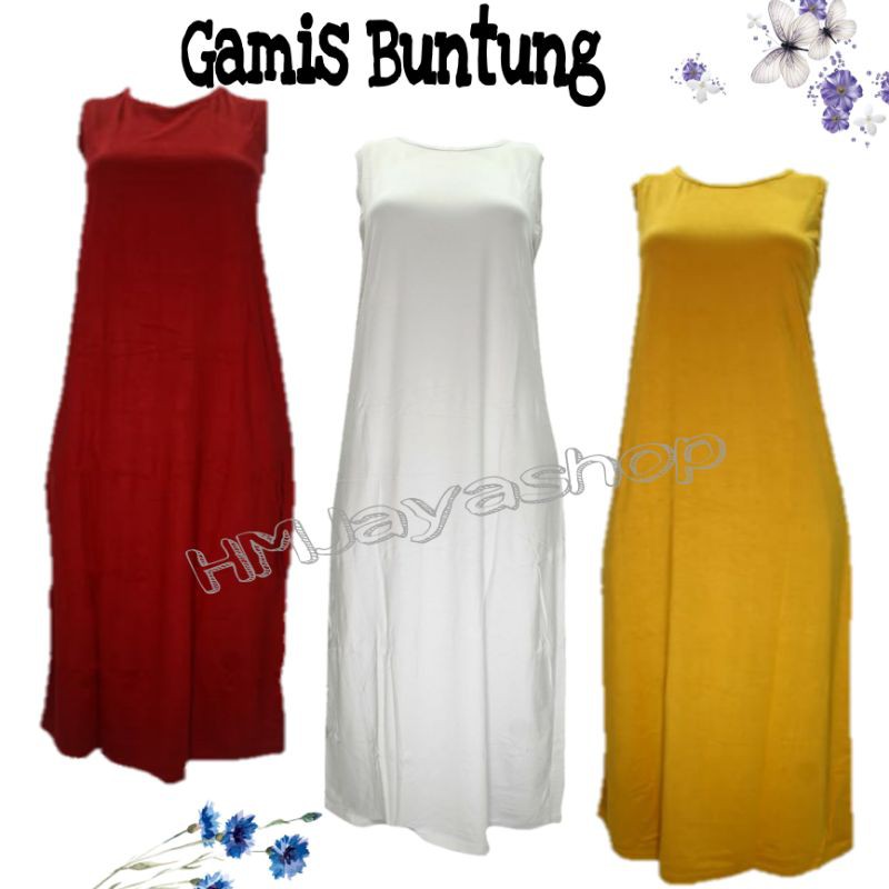 Gamis Tanpa lengan Long Dress Tanpa Lengan Gamis Bahan Rayon Krah Bulat Fit Xxl