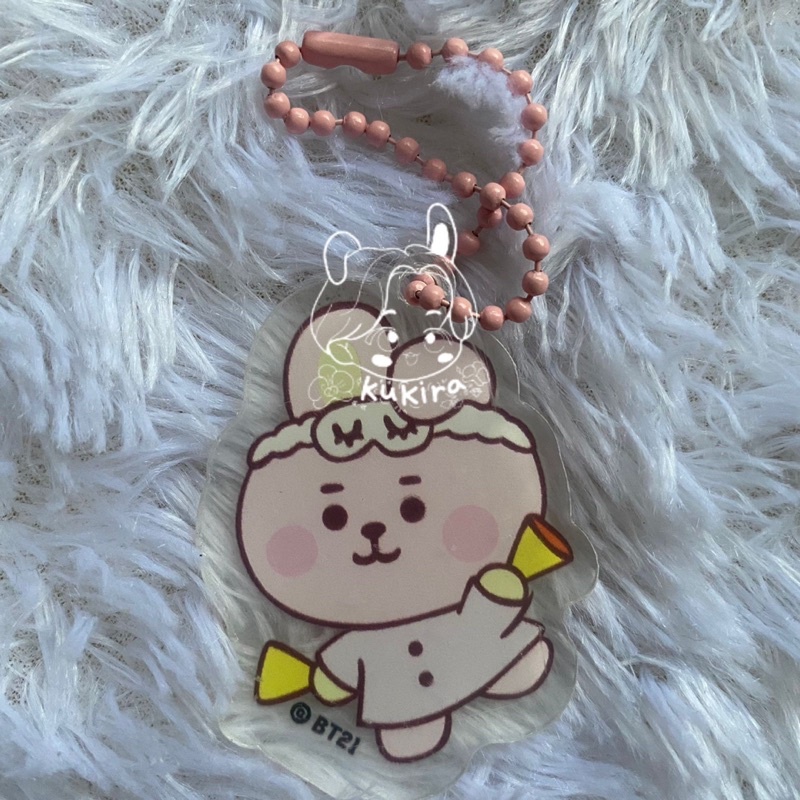 GANTUNGAN KUNCI BTS BT21 BABY RJ KOYA COOKY TATA MANG SHOOKY CHIMMY CUTE KEYCHAIN