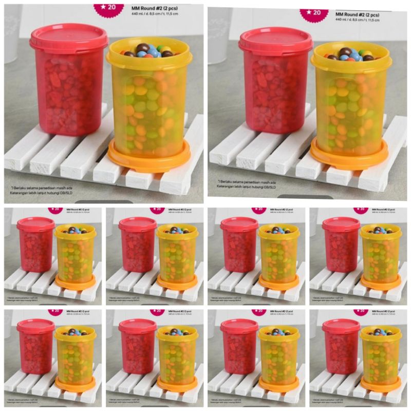 Tupperware Paket hemat MM Round#2 10set