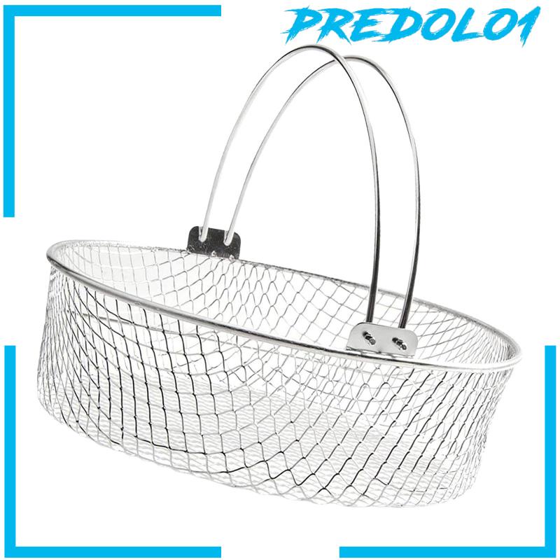 Air Fryer Basket with Handle Essentials Deep Fry Mesh Basket for Kitchen Fry