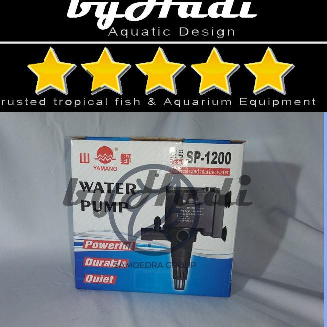 Harga Baru-023  MESIN POMPA AQUARIUM SP1200 COCOK UNTUK AIR TERJUN & PALUDARIUM MINI