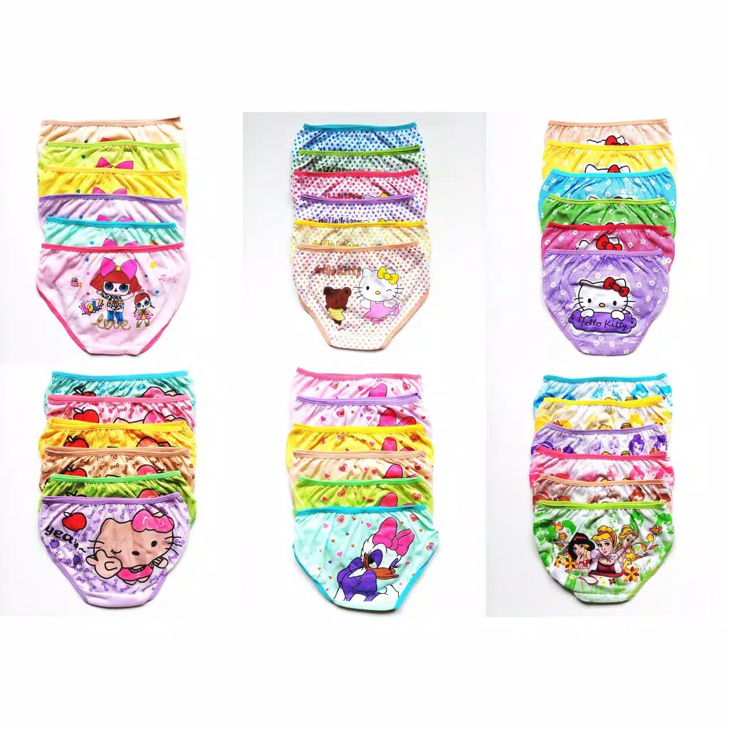 3 PCS CELANA DALAM MERK ESSEN - BERMOTIF - SIZE S M L