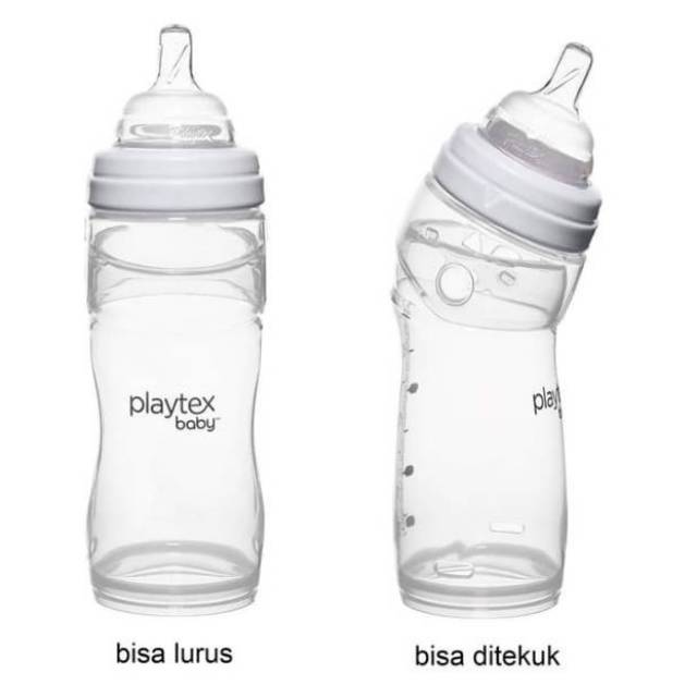 PLAYTEX NURSER BOTTLE WITH DROP-INS LINER 4OZ & 8OZ/BOTOL SUSU TRAVELLING