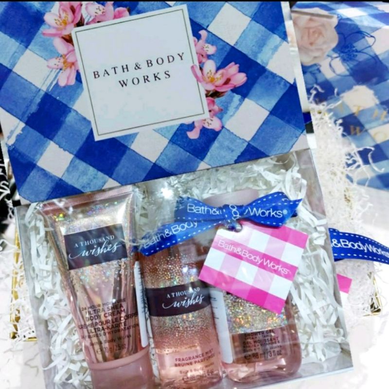 BATH &amp; BODY WORKS BBW GIFT SET OF 3 TRAVELSIZE MIST LOTION SHOWER GEL PAKET ULANG TAHUN BIRTHDAY CHRISTMAS TAHUN BARU VALENTINE HEMAT CHRITMAS HAMPERS PACKAGE GIFT SET OF 3 OR MORE