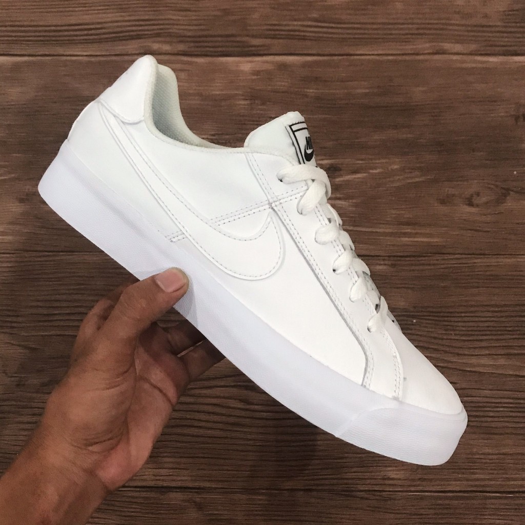 nike court all white