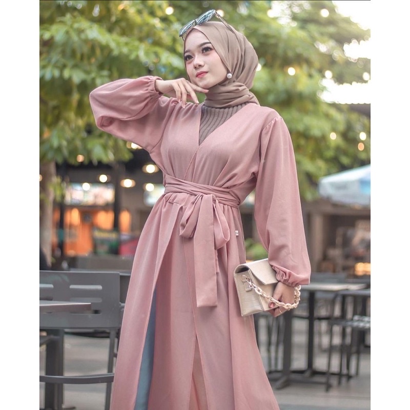 Gamis Terbaru 2023 Zion Dress Maxi Gamis Lebaran Wanita