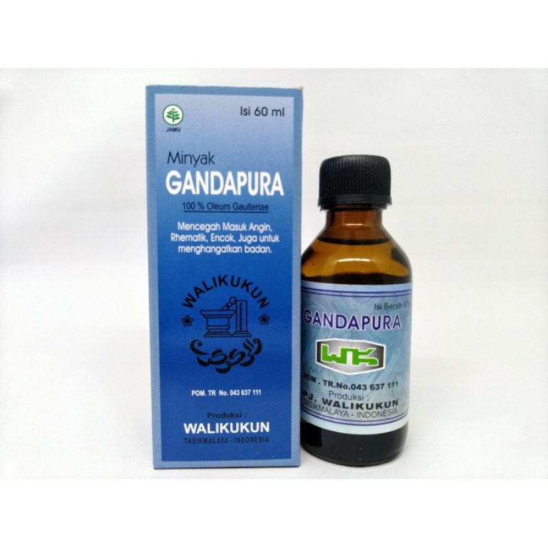 Minyak Gandapura 60 ml Walikukun Minyak gosok Pijat