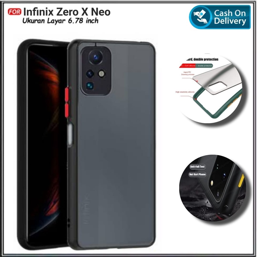 CASE INFINIX ZERO X NEO Soft Hard My Choice Aero Dove Matte Premium Casing Ultra Slim Cover Shock Tahan Guncangan Ramping DI ROMAN ACC