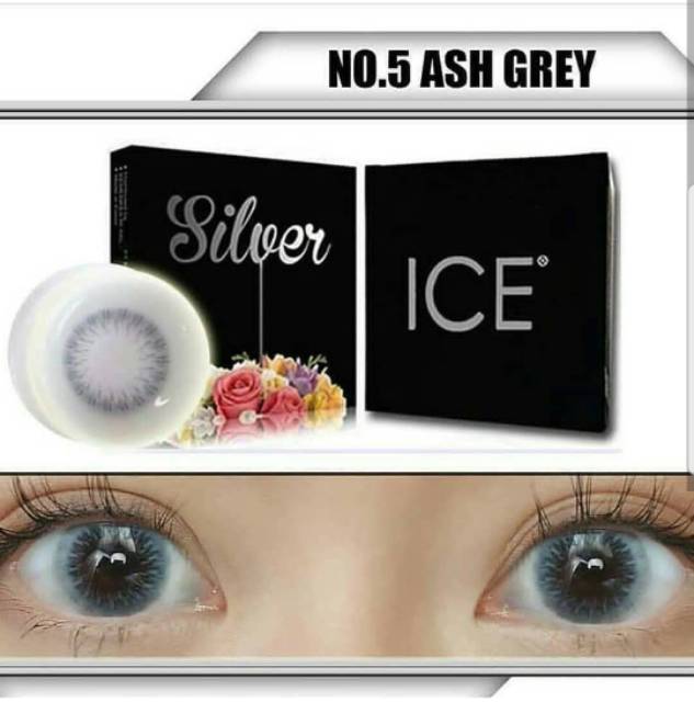 [ NORMAL ] SOFTLENS ICE SILVER NO. 1 s/d 5