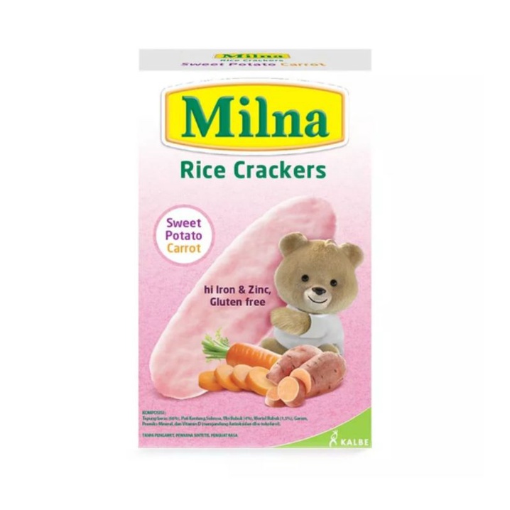 MILNA CRACKERS DAN NATURE PUFFS Cemilan Bayi 8 bulan ke atas