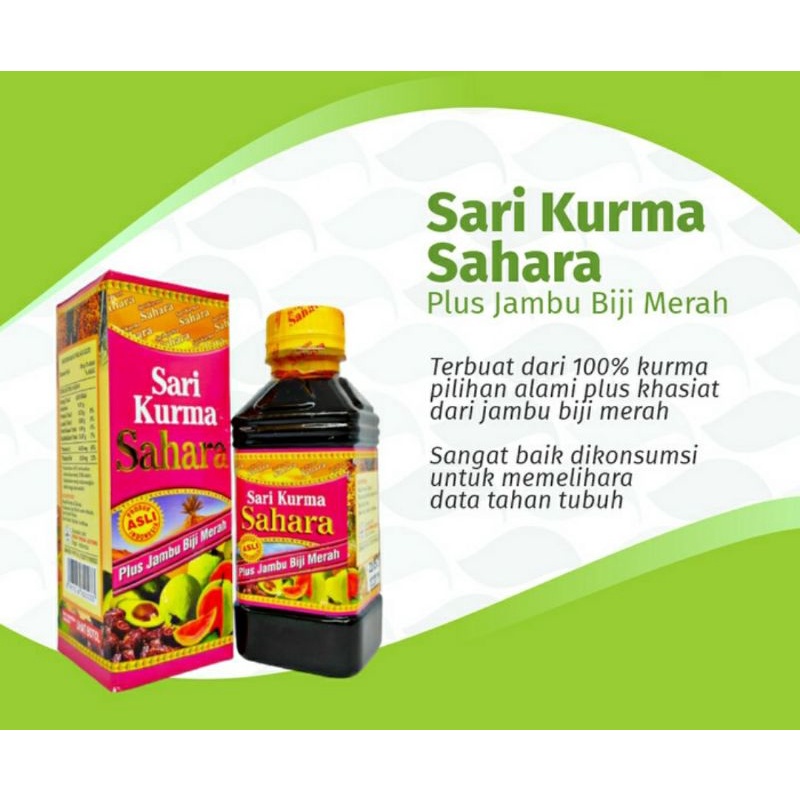 

Sari Kurma Sahara Plus Jambu Biji Asli