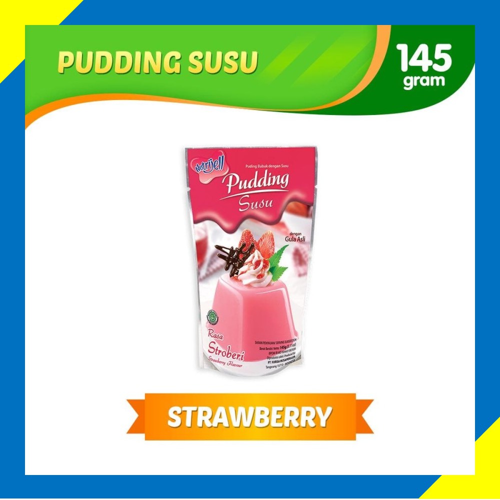 

Nutrijell Puding Susu Stobery 145 Gram