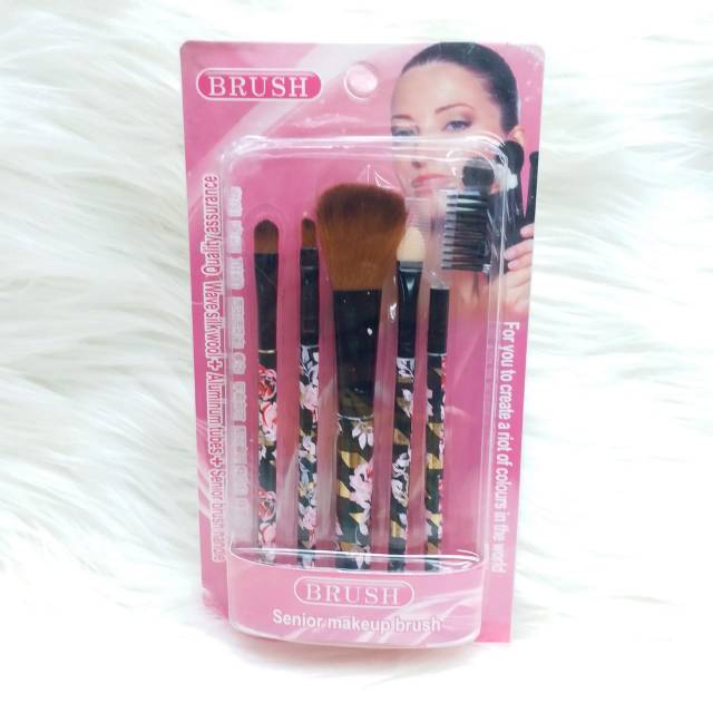 KUAS BRUSH SET ISI 5 NEW BATIK