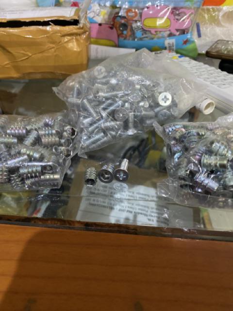 Mur Tanam Kayu M6x13 Mur Nanas M6x13 Oe Knockdown U/ Speaker Meja Kayu Dll