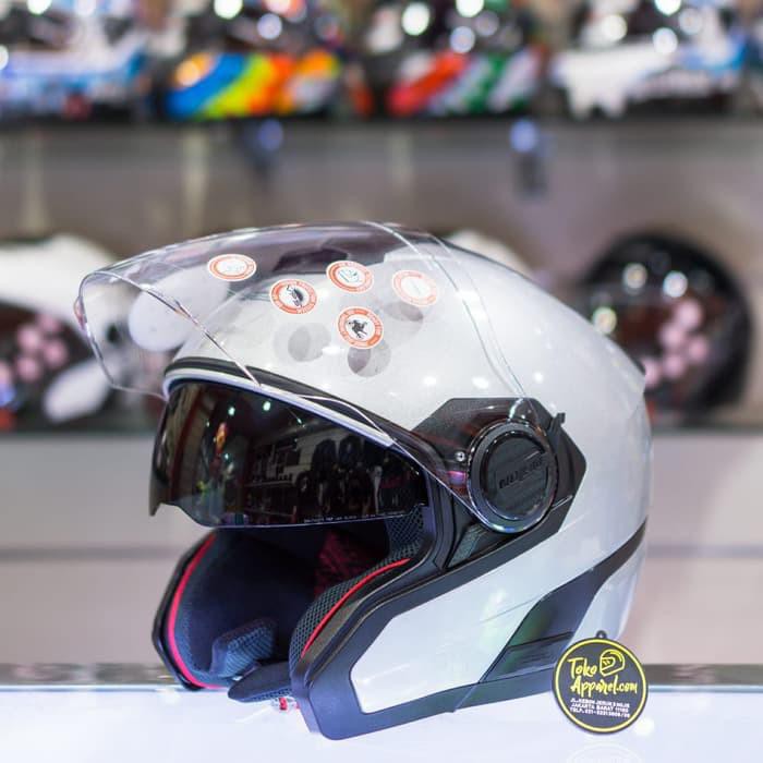 HELM NOLAN N40-5 SALT SILVER ORI HELM NOLAN N40-5 N40.5