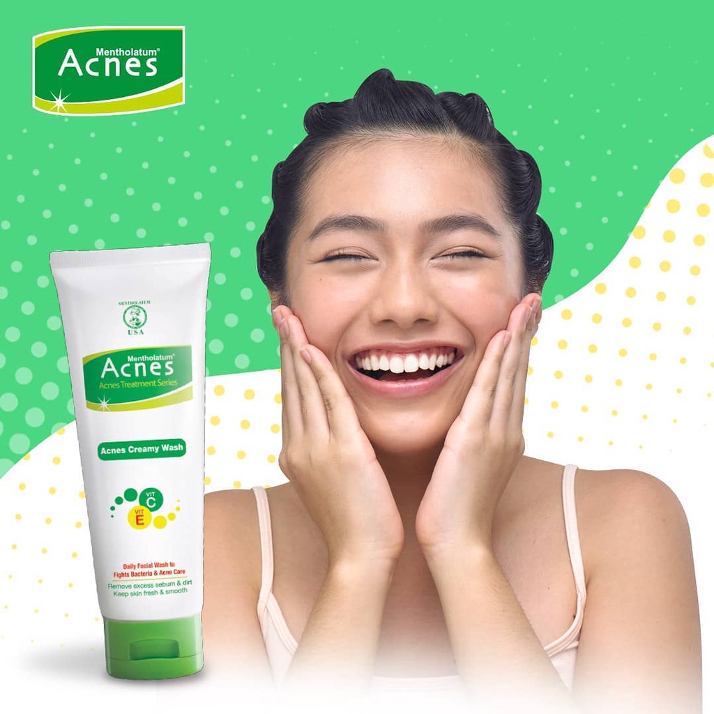 [✔️BPOM] Acnes Creamy Wash Foaming Washing Bar 50g 80g 100g | Sabun cuci muka anti jerawat badan