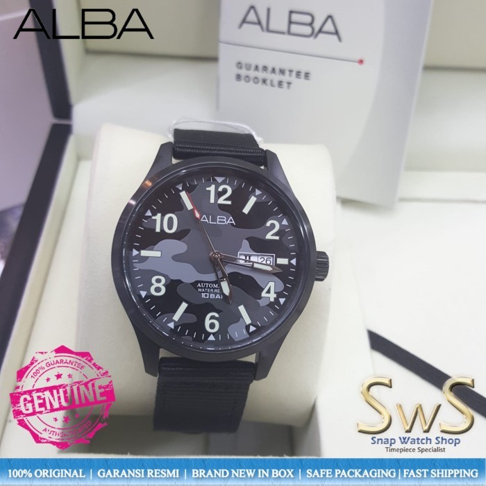 Jam Tangan Pria Alba Automatic AL4311X1 AL4311 42 mm Original Resmi