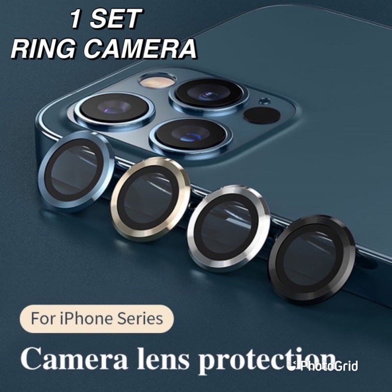 Ring Metal Pelindung Kamera 1 SET IPHONE 12 | 12 Mini | 12 Pro | 12 Pro Max