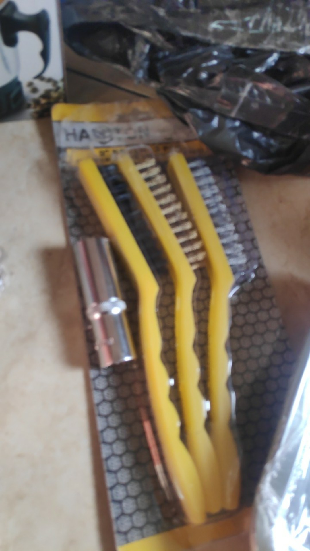 Hasston Prohex Sikat 3-in-1 Set Kawat 3 Pcs 9 Inch