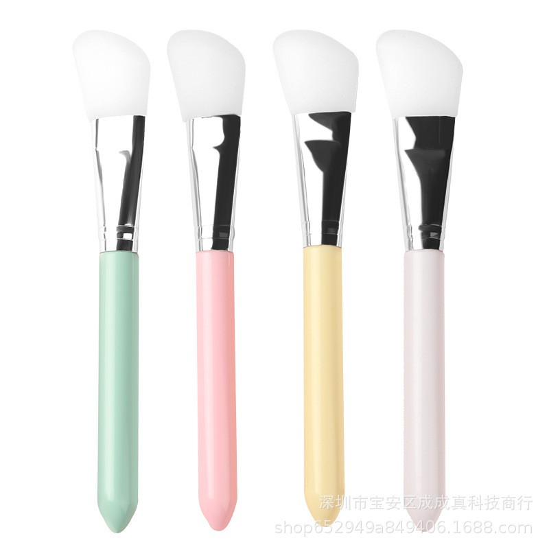 T&amp;Y Brush Makeup Silikon Kuas Masker Silicone Facial Face Mask Gel Dengan Kepala Pisau Putih