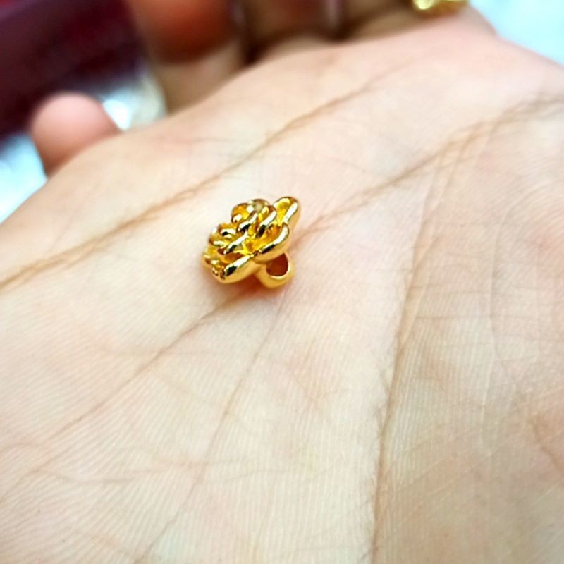 [TIARA] Liontin Bunga Untuk Gelang atau Cincin