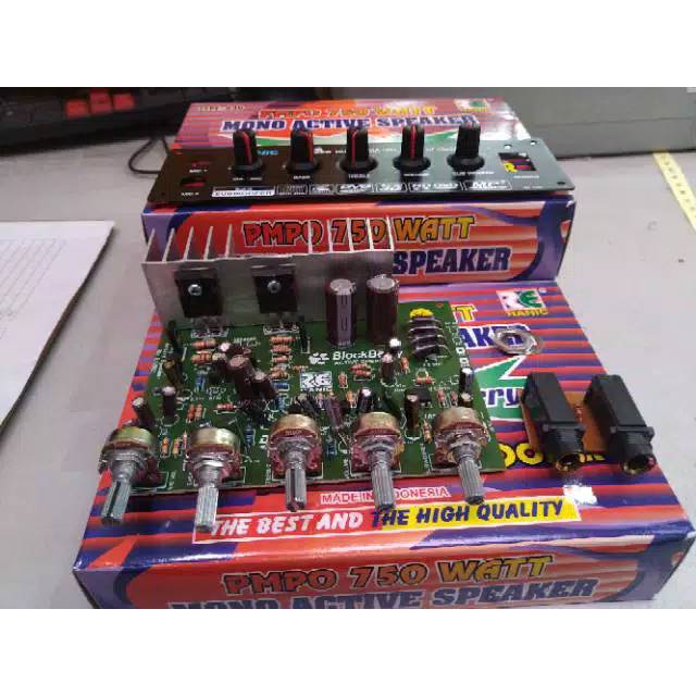 Kit aktif speaker mono plus mic subwoofer