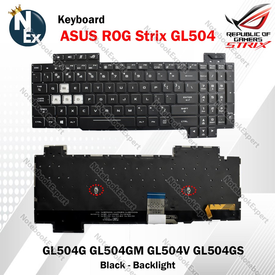 Keyboard ASUS ROG Strix GL504 GL504G GL504GM GL504V GL504GS GL504GV