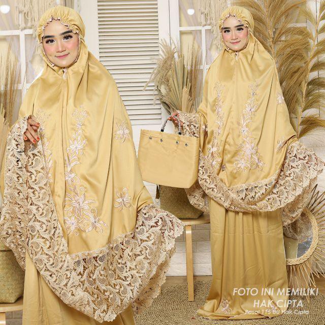 Mukena Dewasa Luna Maya Terbaru 2021 Mukena Bordir Premium Tasikmalaya Mukena Sultan Mewah Cantik