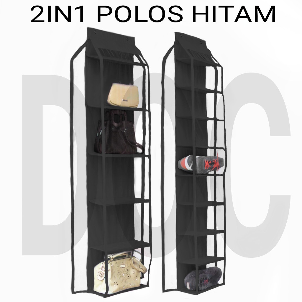 SET RAK TAS &amp; RAK SEPATU POLOS RESLITING / HBO &amp; HSO / MURAH