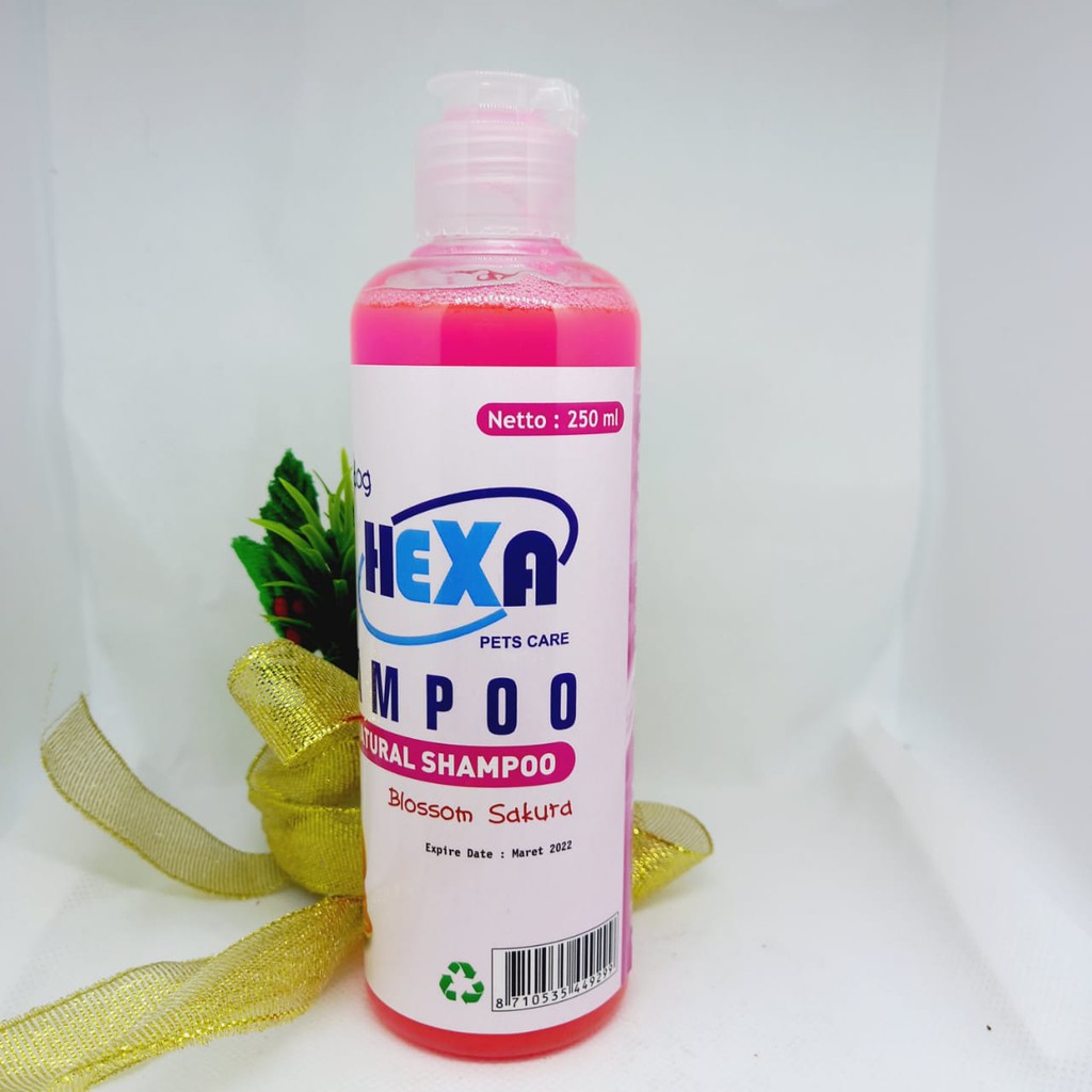 Hexa Natural Shampo 250 ml Untuk Kucing &amp; Anjing