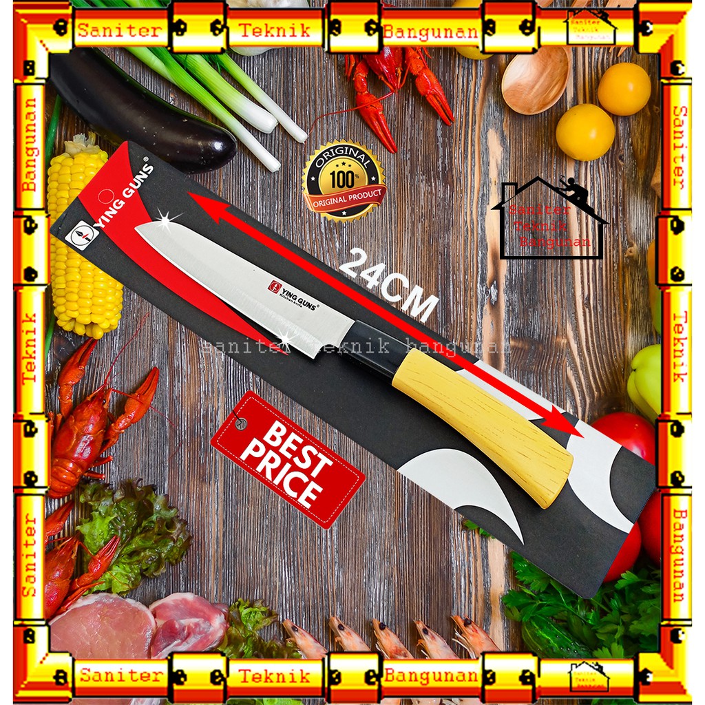 Pisau Dapur Ying Guns Stainless Steel G1039